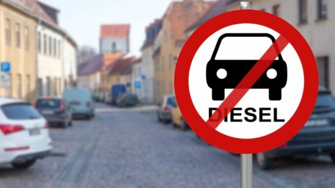 Stop alle vetture diesel euro 5