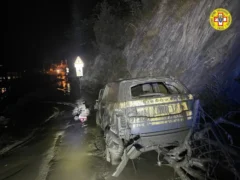 Il fango invade Bardonecchia dopo la frana staccata in quota. 1