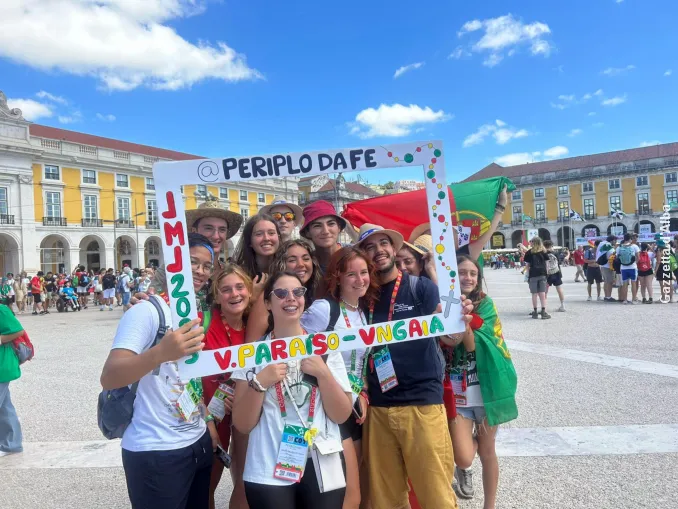 Il diario della Gmg. Albesi in visita alla città di Lisbona in attesa della Messa inaugurale 2