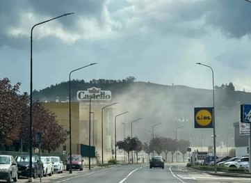 Canelli, incendio al Centro commerciale