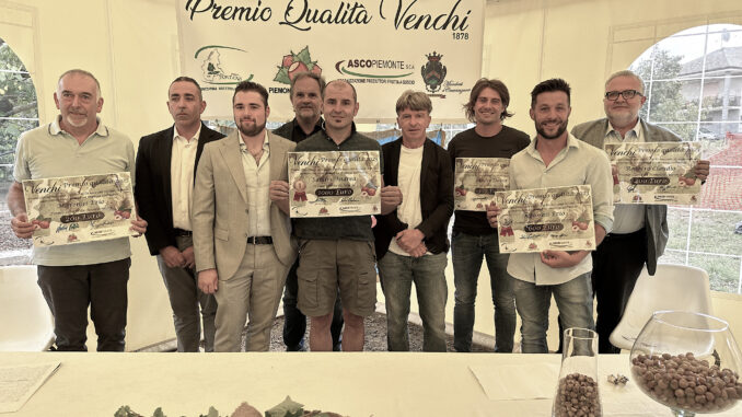 Andrea Sandri di Roddi vince il Premio Venchi a Cravanzana