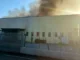 Incendio nella zona industriale di Monticello 1