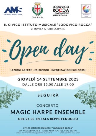 14 settembre: Open Day all’Istituto Musicale e concerto inaugurale della Stagione di Musica da Camera 1