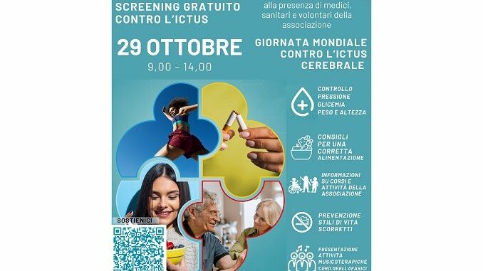 Domenica 29 ottobre ad Alba, screening per la giornata mondiale contro l’ictus cerebrale