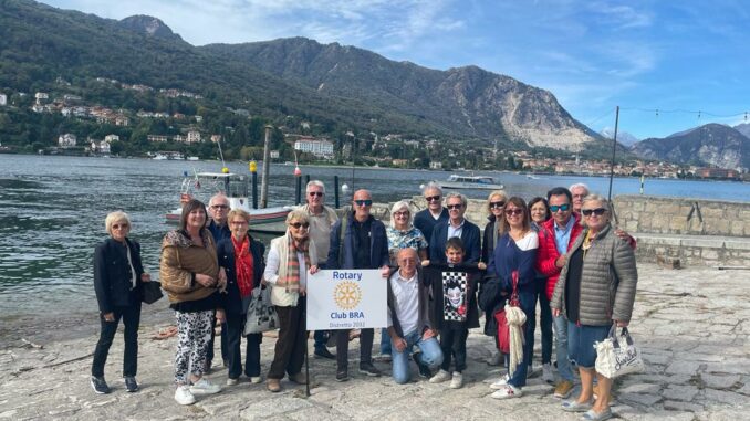 Il Rotary Club Bra in gita al lago Maggiore