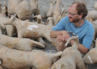 100 cani, il tributo artistico del Centro Ferrero ai cani da tartufo 1