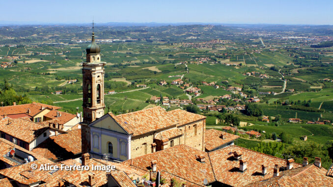 Langhe, panorama da La Morra