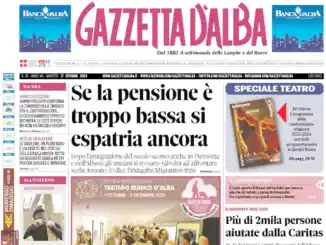 La copertina di Gazzetta d’Alba in edicola martedì 17 ottobre
