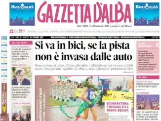 La copertina di Gazzetta d’Alba in edicola martedì 24 ottobre