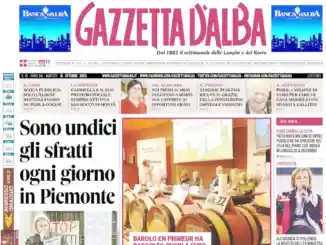 La copertina di Gazzetta d’Alba in edicola martedì 31 ottobre