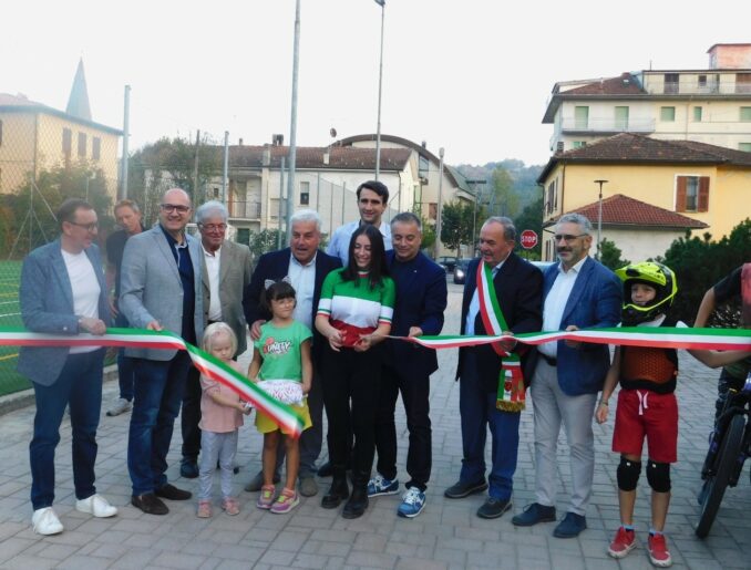 Inaugurato a Sale delle Langhe il primo impianto di pump track della Granda 1