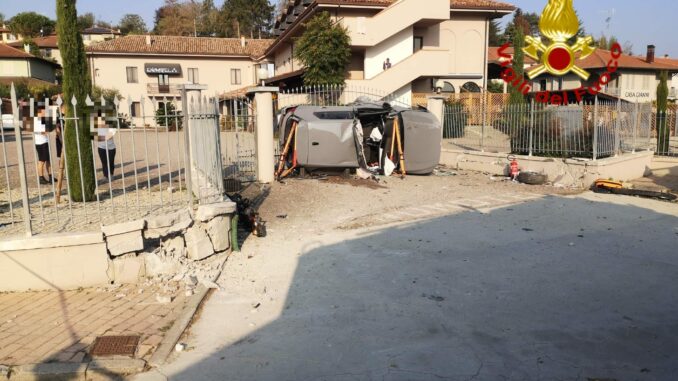 Grave incidente a Roddi d'Alba di fronte all'Enomotel Grave incidente a Roddi d'Alba di fronte all'Enomotel