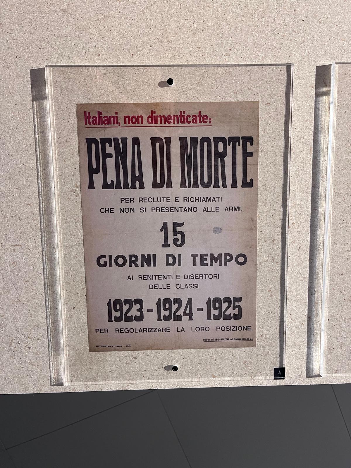 80 anni di Resistenza, la mostra a palazzo Banca d