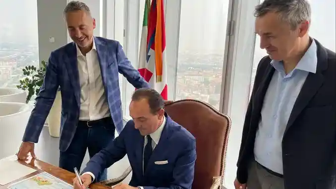 cirio-firma-grattacielo Il Piemonte ha la prima legge italiana sulla valorizzazione dei geoparchi