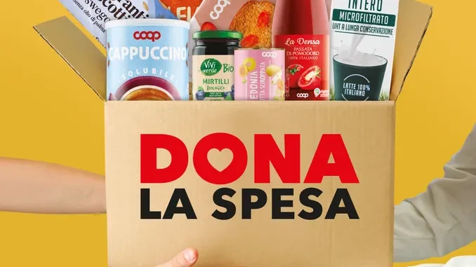 Con Dona la spesa, il 14 ottobre alla Coop di Bra, Cuneo e Savigliano si riempie il carrello della solidarietà