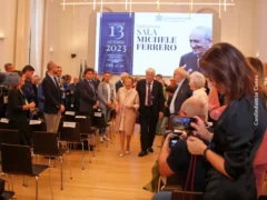 La sala eventi di Confidustria Cuneo dedicata a Michele Ferrero