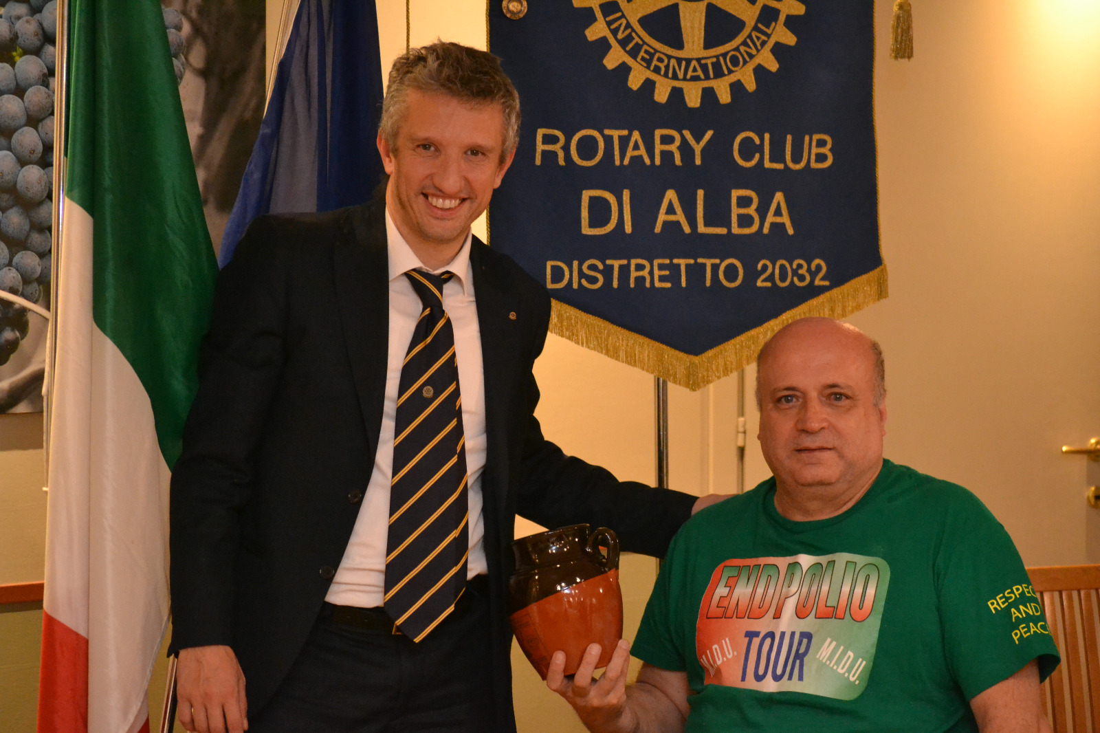 Contro la polio, Salvatore Caputo e il rotary club di Alba 2