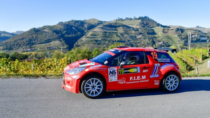 Benazzo-Francalanci # C Fotomagnano 2023 # Rally Santo Stefano B.Trofeo Merende # (4) (Large) Benazzo-Francalanci: top ten sfumata al Rally Santo Stefano Belbo