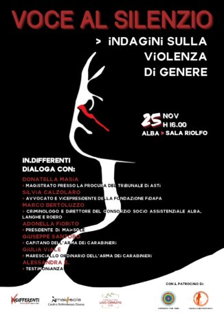 Le iniziative della Città di Alba in occasione della Giornata internazionale per l’eliminazione della violenza contro le donne 2