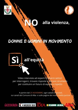 No alla violenza, si all'equità. Donne e uomini in movimento: le storie albesi