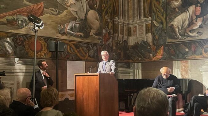 Il sindaco Carlo Bo a Savigliano per presentazione del libro su Michele Ferrero