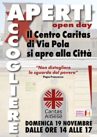 Arriva un open day al centro Caritas albese di via Pola