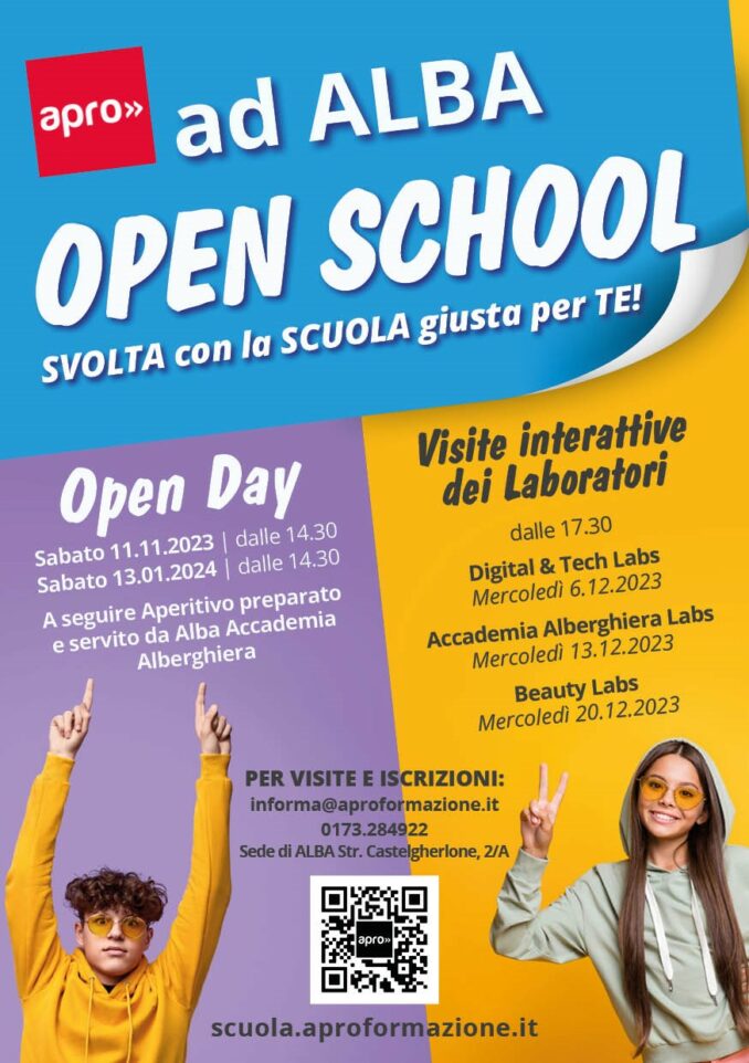 All'Apro in strada Castelgherlone c'è l'open school