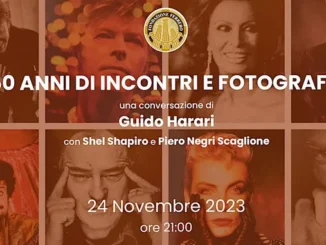 Cinquanta anni di fotografia: la fondazione Ferrero ospita la conversazione di Guido Harari con Shel Shapiro e Piero Negri Scaglione