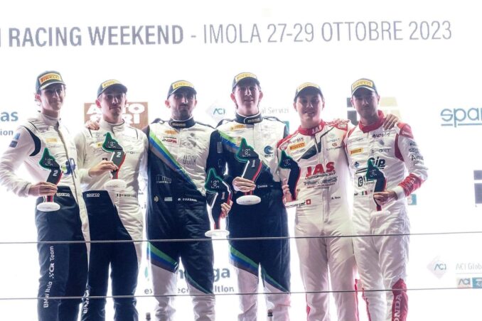 L’albese Matteo Greco torna sul podio a Imola con la Honda Nsx gt3 1