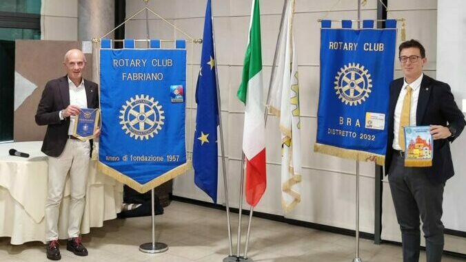 Ieri l'incontro tra il Rotary Club Bra e quello di Fabriano
