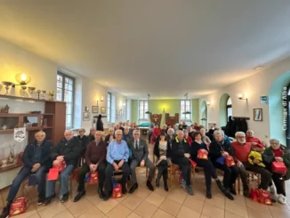 Nonni civici di Alba, incontro con sindaco e assessore per lo scambio di auguri