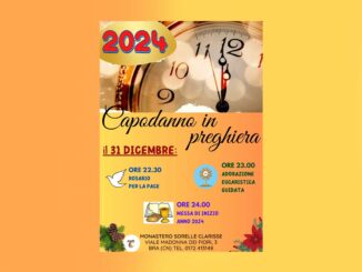 Alle clarisse un capodanno di preghiera