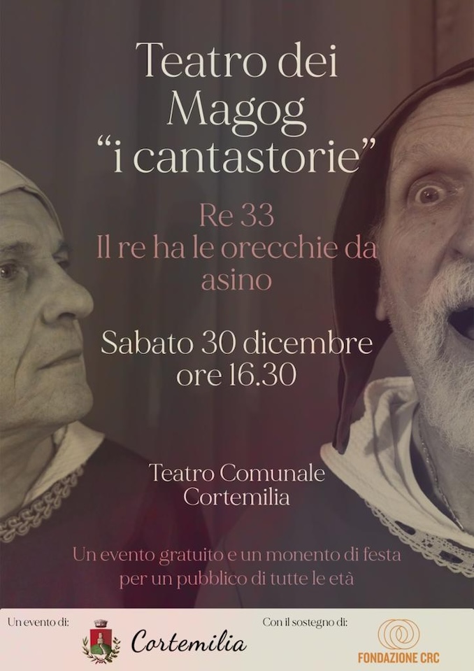 Il Teatro dei Magog in scena a Cortemilia con Il re ha le orecchie da asino