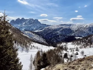 montagna neve