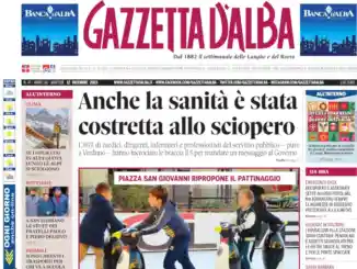 La copertina di Gazzetta d’Alba in edicola martedì 12 dicembre 1