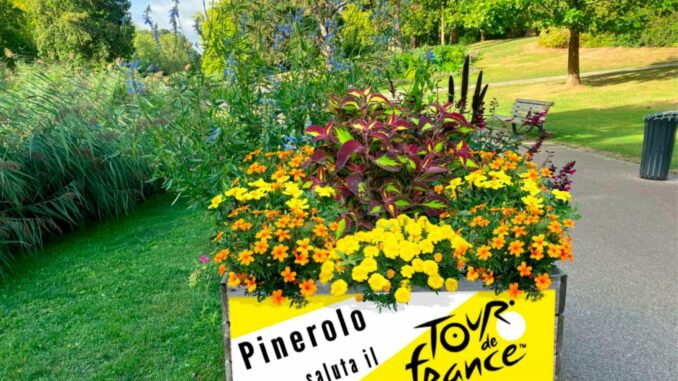 Tour de France Asproflor Asproflor colora con i fiori il passaggio del Tour de France in Italia