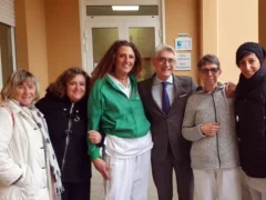 Il sindaco Carlo Bo visita il Cottolengo per gli auguri di Natale