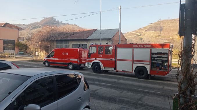 Principio d'incendio sventato a Santo Stefano Belbo