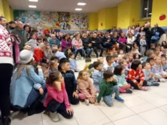 Murales e festa di Natale per l