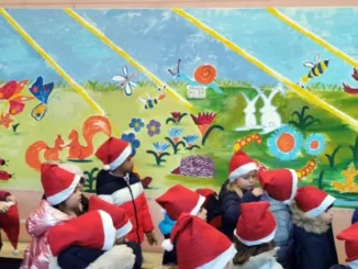 Murales e festa di Natale per l'asilo di Sant'Antonino a Bra 3