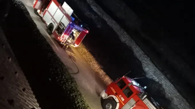 Incendio di una casa a San Martino di Cortemilia