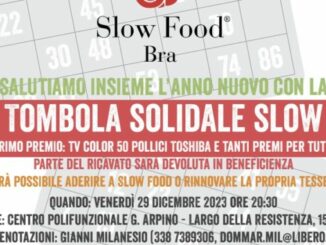 Tombolate per Slow Food e per i Salesiani