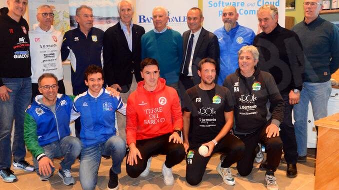 Il presidente del Coni Malagò alla presentazione dei campionati di pallapugno 1