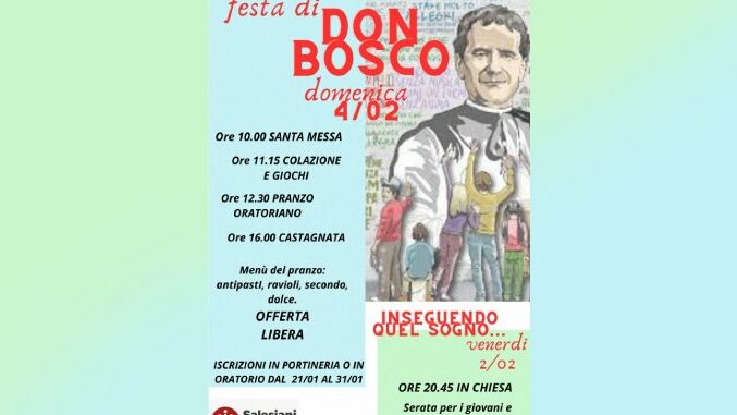 Bra: con don Bosco per i giovani sempre! I salesiani si preparano alla festa del “Santo dei giovani”