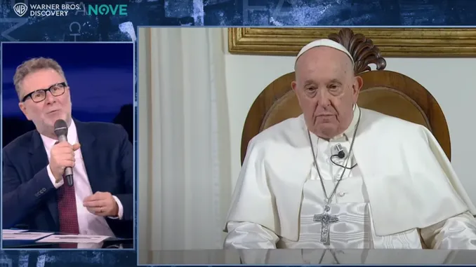 Fabio Fazion intervista papa Francesco: «Le dimissioni non sono al centro dei miei pensieri»