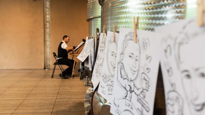 Workshop di caricatura a Castagnito: carichiamoci d’amore 2