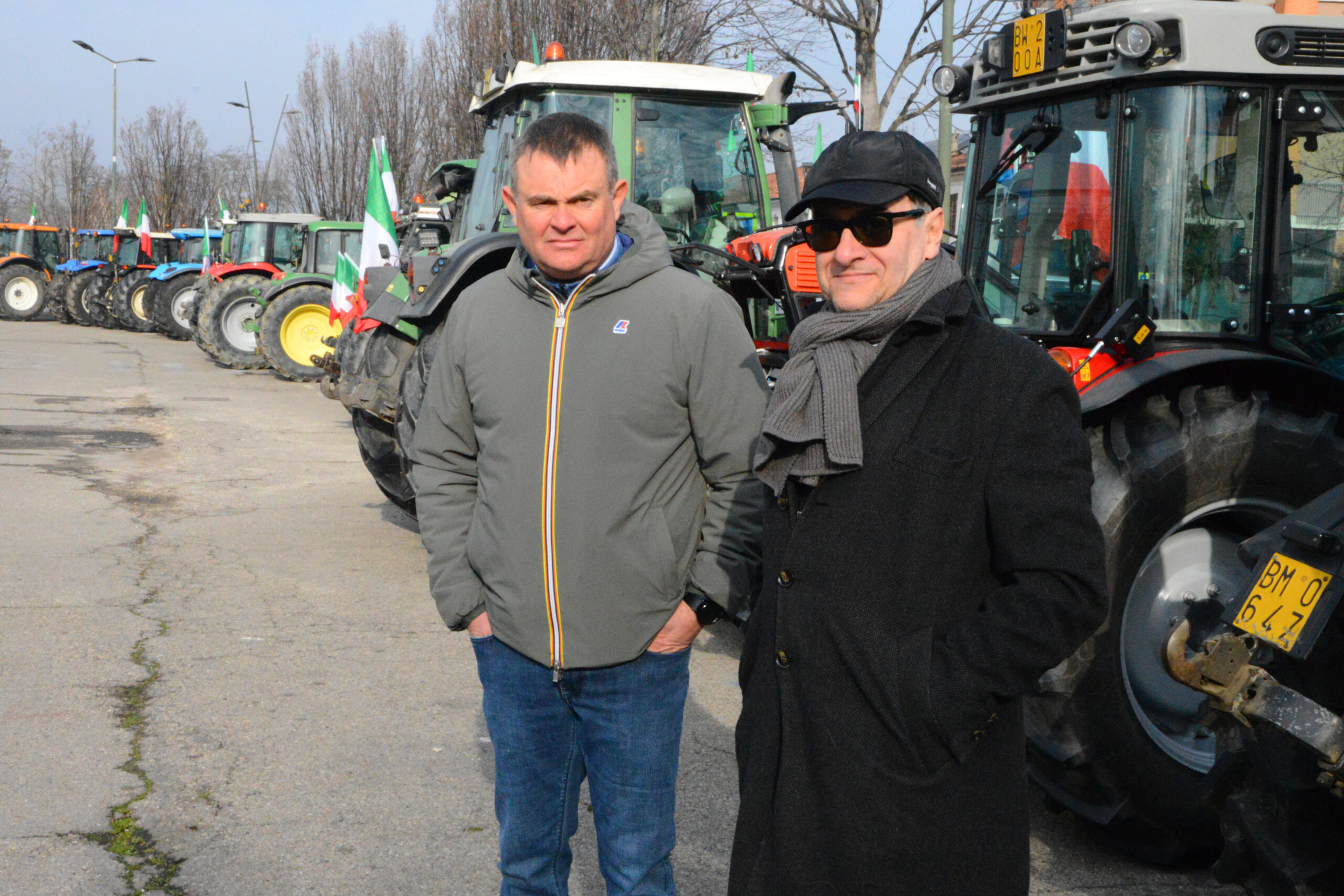 Il corteo degli agricoltori sui trattori nelle vie della città (FOTOGALLERY) 5