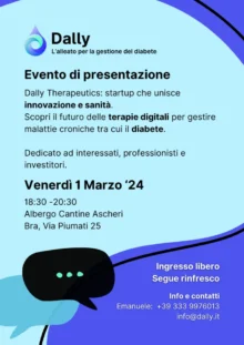 Una start up per i diabetici sarà presentata venerdì a Bra