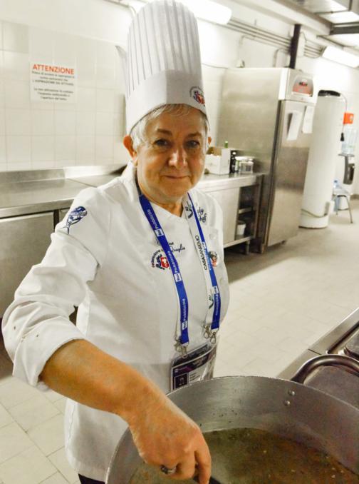 A tu per tu con Caterina Quaglia, consigliera nazionale Lady chef, nelle cucine del Festival di Sanremo 2