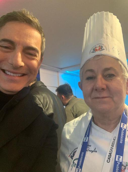 A tu per tu con Caterina Quaglia, consigliera nazionale Lady chef, nelle cucine del Festival di Sanremo 7